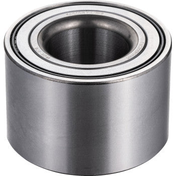 A close-up view of the Factory Links CF Moto Z Force \ Kawasaki Teryx YX RMAX Wheel Bearing Kit for front and rear, left and right, showcasing its cylindrical waterproof design with a smooth silver finish and visible inner and outer rings.
