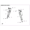 REAR SHOCK ABSORBER - 2025 CFMOTO ZFORCE 950 SPORT 4