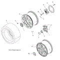 WHEELS: REAR and HUB - 2015 POLARIS SPORTSMAN 1000 XP