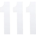 FX Number 1 White 8" by Factory Effex