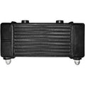 Universal Oil Cooler - 10-Row - Gloss Black by Jagg Oil Coolers