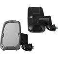 Embark Side View Mirror Rectangle Black 1.875" 2" ROPS Pair by Seizmik