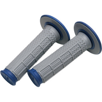 Tapered Dual Compound Grips Blue by Renthal