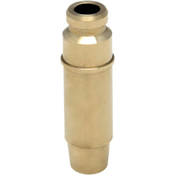 The Yamaha Exhaust / Intake Valve Guide 0.4550" OD by Kibblewhite is cylindrical with a slightly wider midsection, made from C63000 nickel-aluminum bronze, providing excellent wear resistance and heat conductivity for engine valves.