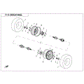 REAR WHEEL - 2022 CFMOTO UFORCE 800