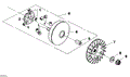 DRIVE PULLEY - 2015 CAN AM DS 250 NA / INT
