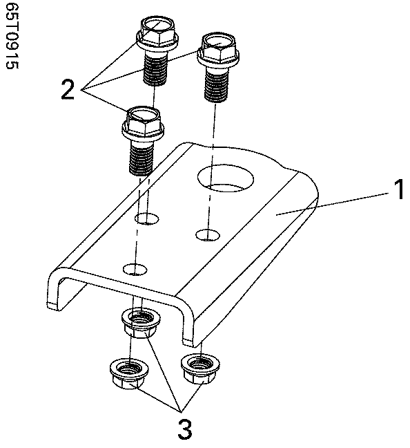 An Image of a Genuine Can-Am Parts Schematic Diagram showing the schematic - HITCH