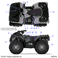 BODY: DECALS - 2022 POLARIS SPORTSMAN XP 1000 HIGH LIFTER