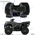 BODY: DECALS - 2021 POLARIS SPORTSMAN 570 EPS