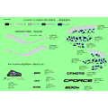 DECAL (FOR 2021 USA ROYAL BLUE VEHICLE) - 2021 CFMOTO CFORCE 500 S