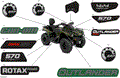 BODY - DECALS - 2023 CAN AM OUTLANDER MAX 570 EFI XT