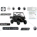 BODY - DECALS - 2026 CAN AM DEFENDER HD9 DPS - STEALTH BLACK - 62" WIDTH