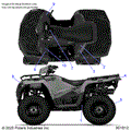 BODY: DECALS STANDARD - 2026 POLARIS SPORTSMAN 450 50S