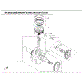 CRANKSHAFT/CONNECTING ROD/PISTON ASSY. - 2022 CFMOTO CFORCE 500 S