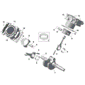 ROTAX - CRANKSHAFT PISTON AND CYLINDER - 2021 CAN AM DEFENDER HD10 DPS / XT