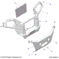 BODY: FRONT BUMPER - 2024 POLARIS SCRAMBLER XP 1000 55" 49S