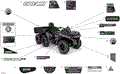 BODY - DECALS - 2021 CAN AM OUTLANDER MAX 6X6 450 EFI DPS