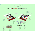 DECAL NEBULA WHITE - 2022 CFMOTO ZFORCE 950 HO Sport