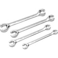 4 Pc Sae Flare Nut Wrench Set by Performance Tool