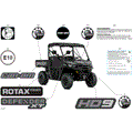 BODY - DECALS - 2024 CAN AM DEFENDER MAX HD9 XT - ASPHALT GREY - 62" WIDTH