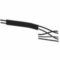Black rectangular solid-state relay with three connected black wires on each end.