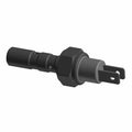 Black cylindrical brake pressure switch with hexagonal nut and dual-prong electrical connector.