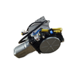 The Motor Windshield by Polaris is a car window regulator motor assembly with attached wiring and a metal mounting bracket, designed to match the quality of OEM Indian Polaris parts for Indian motorcycle windshield systems.