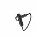 Black cylindrical ground jumper coil with attached insulated wire loop for Polaris vehicles.