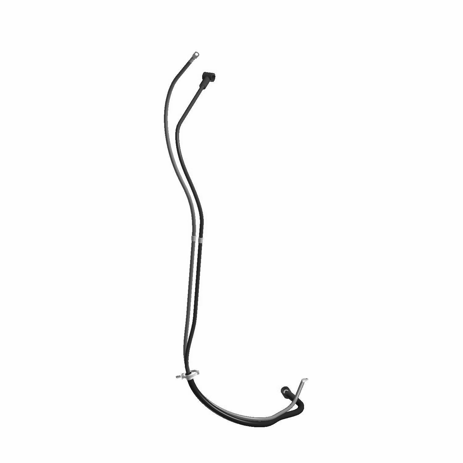 Black flexible solenoid cable with connectors at both ends for Polaris UTVs.