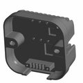 Black rectangular regulator housing with rounded edges and multiple mounting points, designed for ATV use.