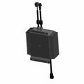 Black rectangular Polaris onboard charger with cooling fins and attached cables for 48V UTV battery charging.