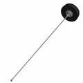 Long slim metal antenna with small rounded tip and black circular base for Polaris vehicles.