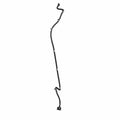 Black molded PDM to ATB automotive cable with multiple connectors and mounting clips.