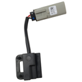Black and gray rectangular angle sensor with attached black wire and connector plug.