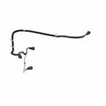 Black flexible cable with multiple connectors and protective sheathing for Polaris PDM start alternator.