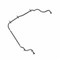 Black molded solenoid cable with multiple mounting clips, curved design for Polaris Ranger 570 models.