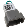 Gray and white Polaris Winch Jumper Harness with a green handle and QR code label.
