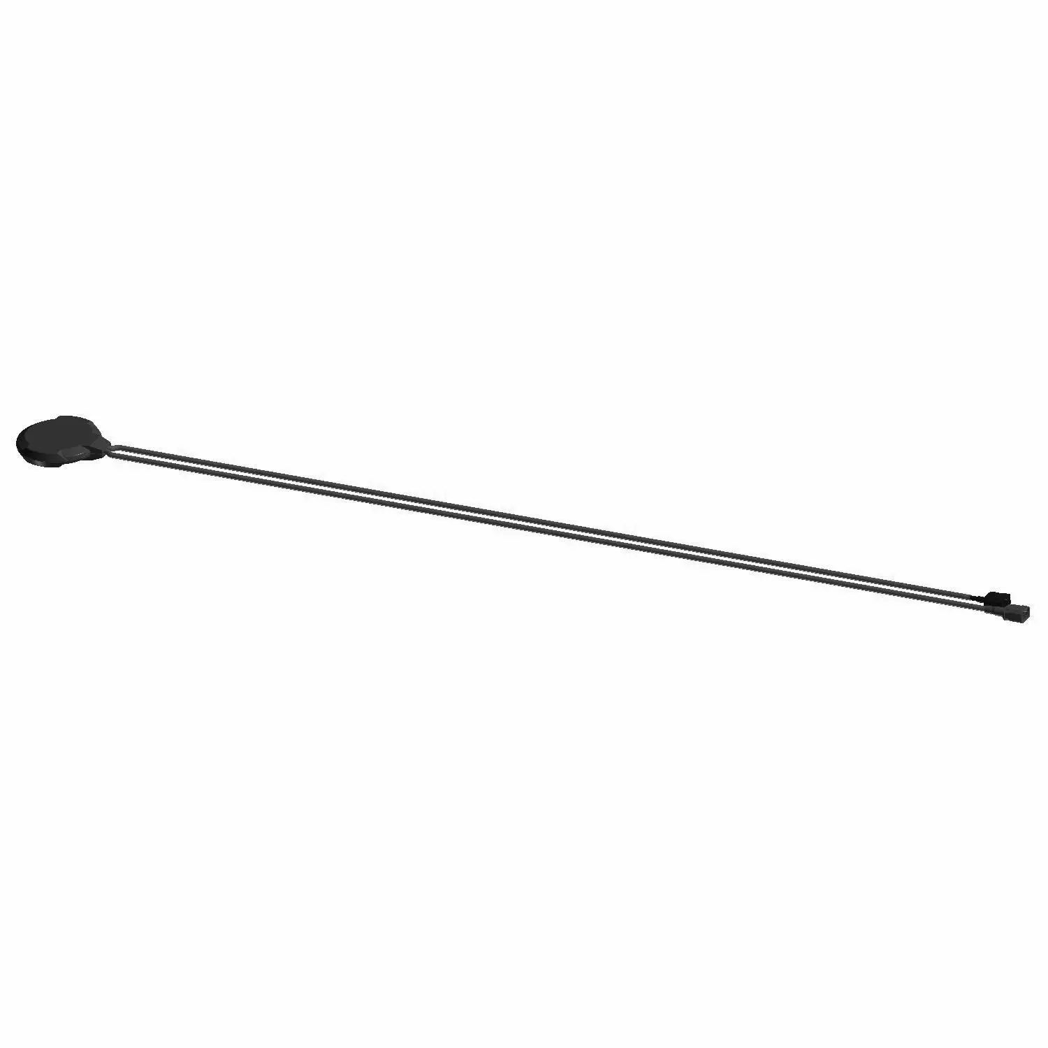 The Antenna, Ma220 Gps Cell Keyce by Polaris is a long metal rod with a flat, oval-shaped black handle on one end and a small black attachment on the other, featured against a white background.