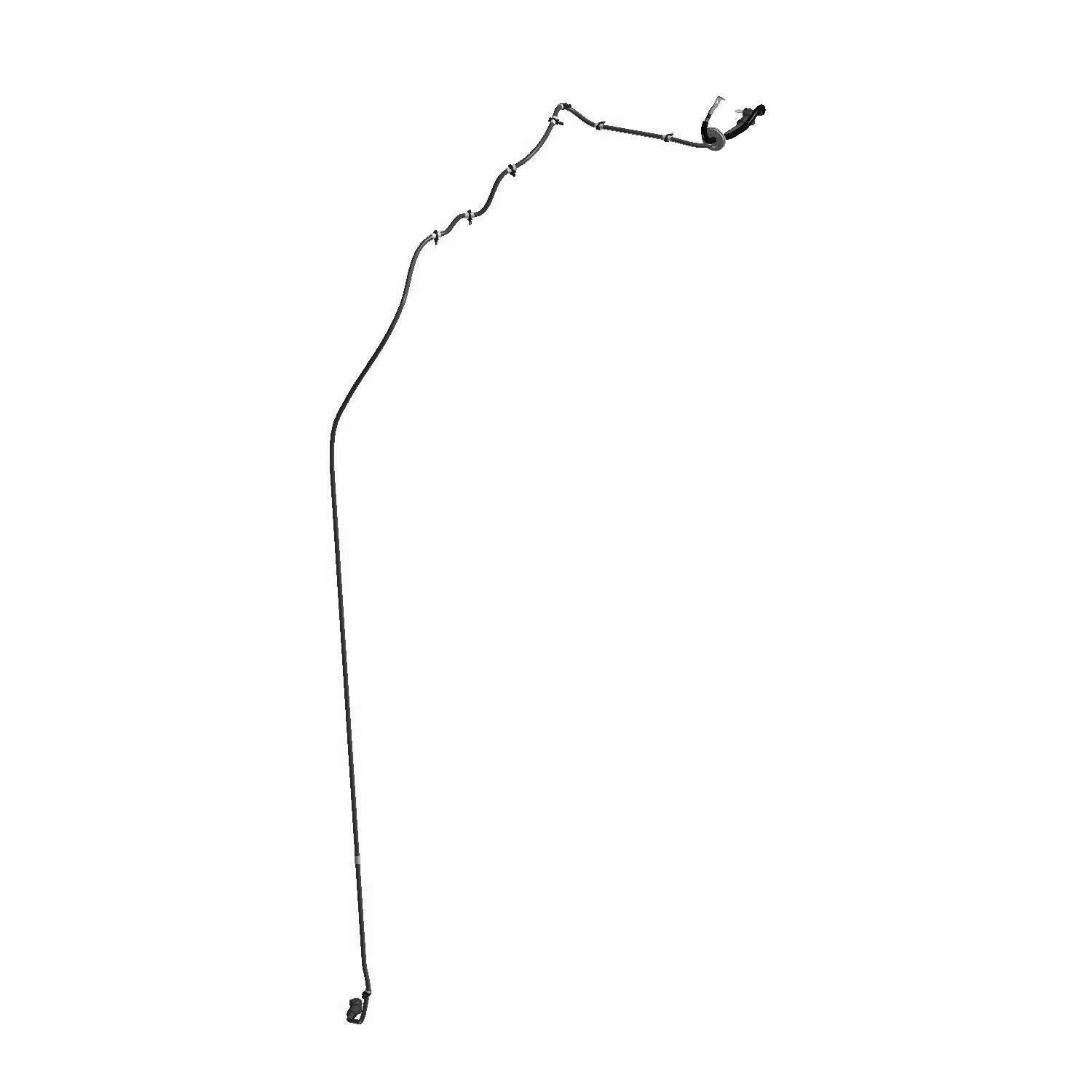 Black battery cable with connectors on both ends designed for Polaris vehicles.
