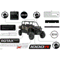 BODY - DECALS - 2026 CAN AM COMMANDER MAX 1000R EFI X MR - DARK WILDLAND CAMO - 64" WIDTH