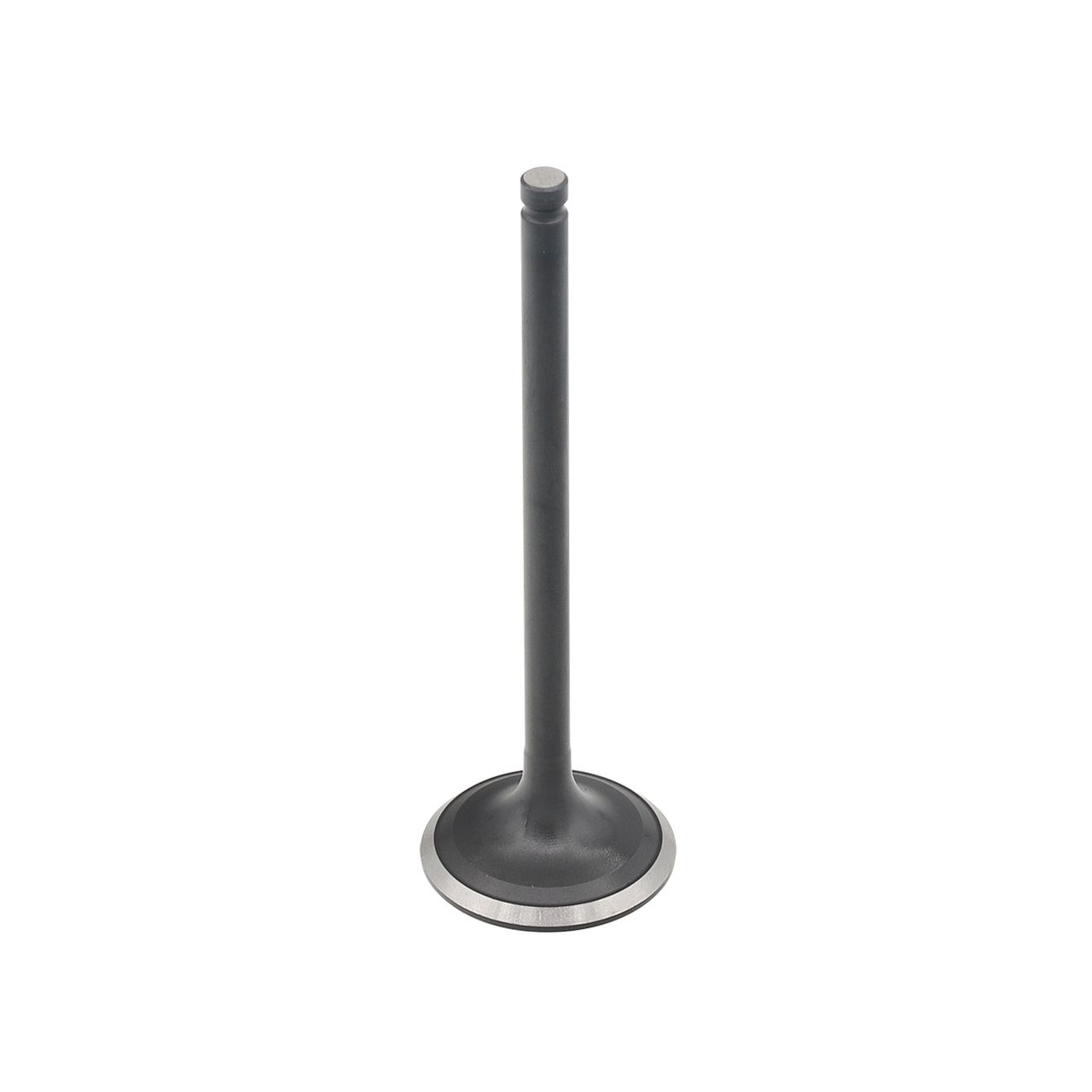 A single Honda Talon Exhaust Valve Hon by Bronco, featuring a flat circular base and long slender stem, isolated on a white background.