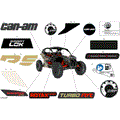 BODY - DECALS - 2023 CAN AM MAVERICK TURBO RR X RS