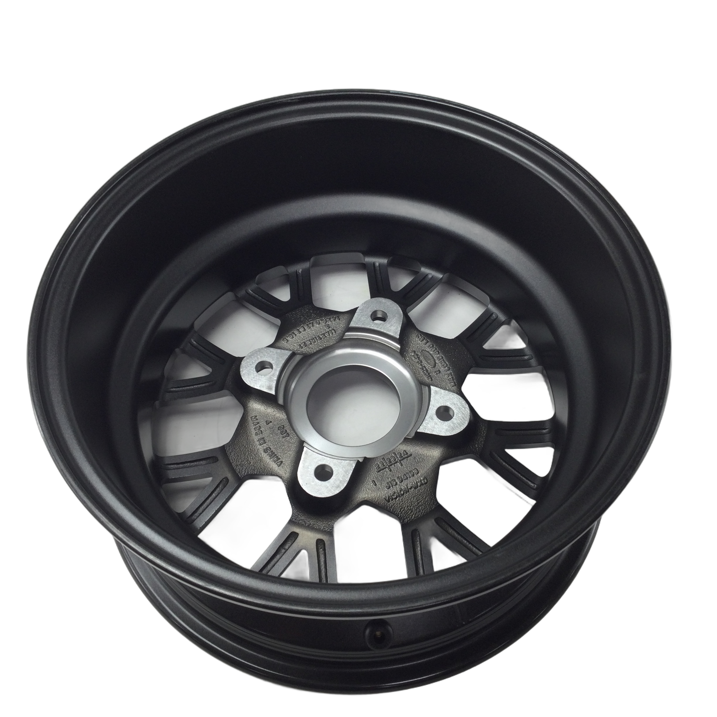 BobReeves 41.5リム Kawasaki Rim Front 14X6.0At Black OEM 41025-0424-31D Witchdoctors