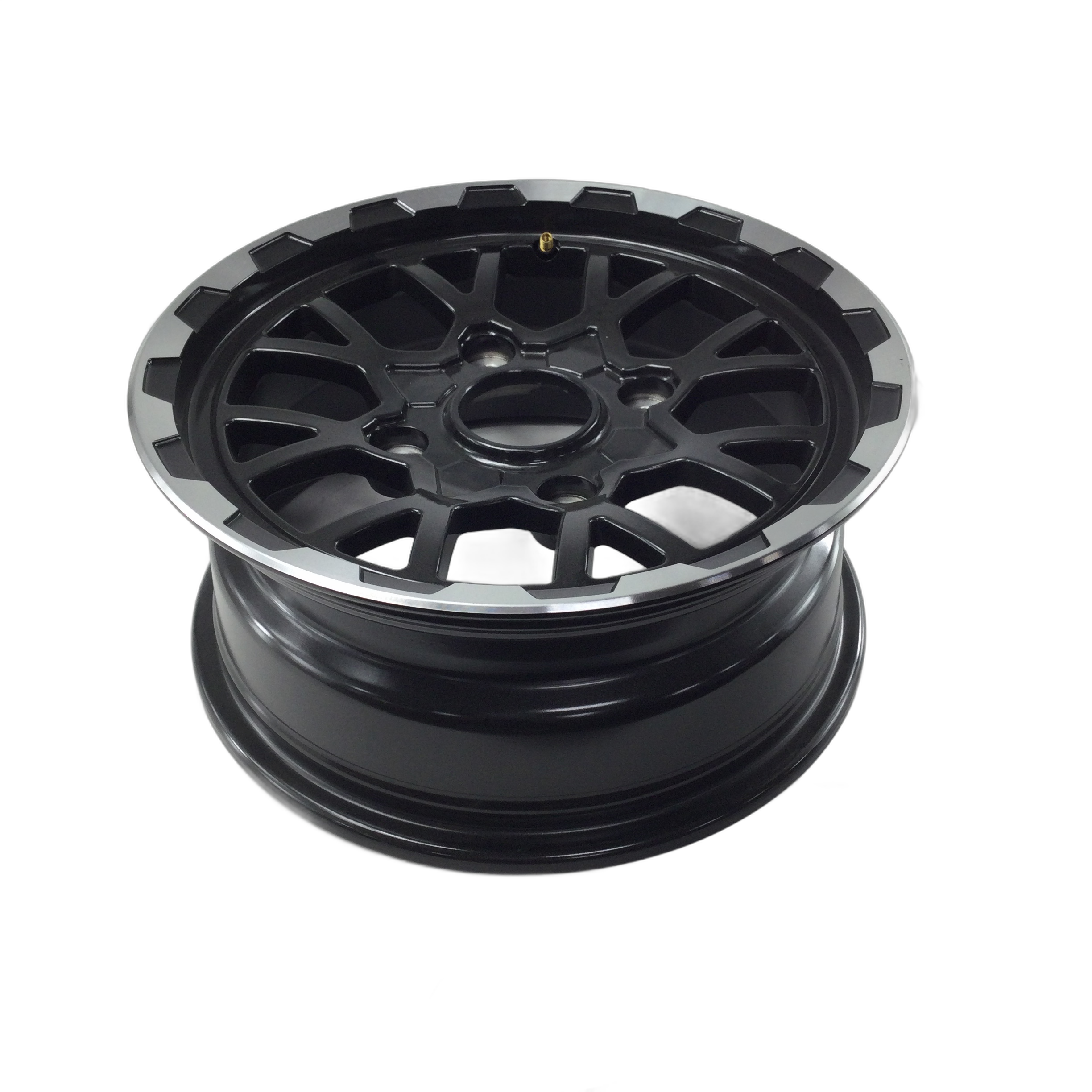 Kawasaki Rim Front 14X6.0At Black OEM 41025-0424-31D Witchdoctors