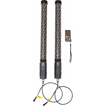 Quick Release Whip 2' Pair by Moose Offroad