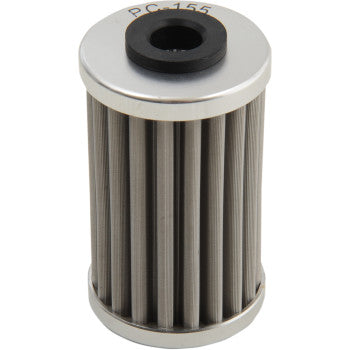 Polaris Flo® Stainless Steel Oil Filter by Pc Racing