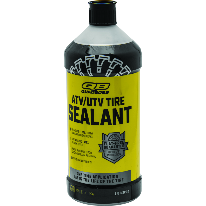 QuadBoss 32 oz Tire Sealant for Powersports Vehicles - Stops Punctures and Leaks