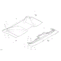 BODY - ROOF - 2025 CAN AM MAVERICK R X - LEGION RED - 77" WIDTH CALI