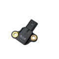 Black plastic angle of rotation sensor with rectangular connector and two gold mounting holes.