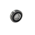 Round metal ball bearing with black rubber seals on both sides, designed for offroad vehicles.